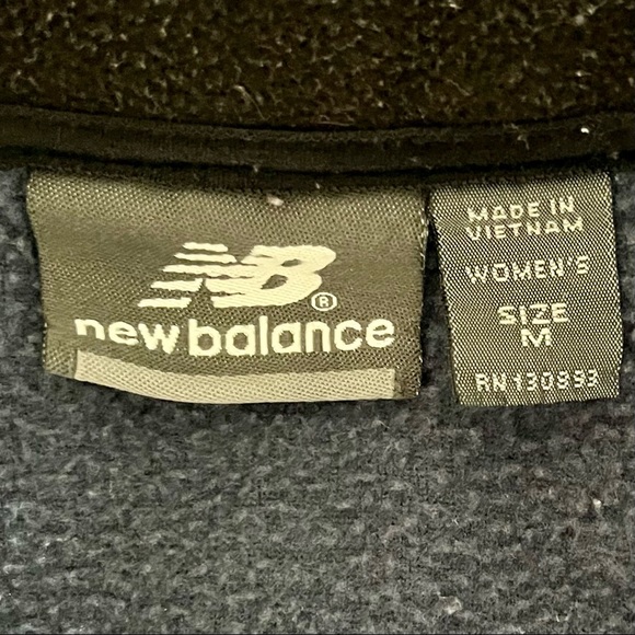 New Balance Fleece, Navy, Size M - Picture 3 of 4